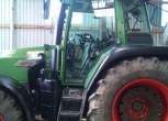 Używany traktor rolniczy marki Fendt wersja 412 Vario widok na lewy bok zakupiony od korbanek.pl