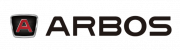 Logo Arbos z czerwonym A i napisem Arbos