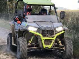 ATV Polaris RZR 900 EPS felgi aluminiowe quad kolor czarny klasyczna kierownica