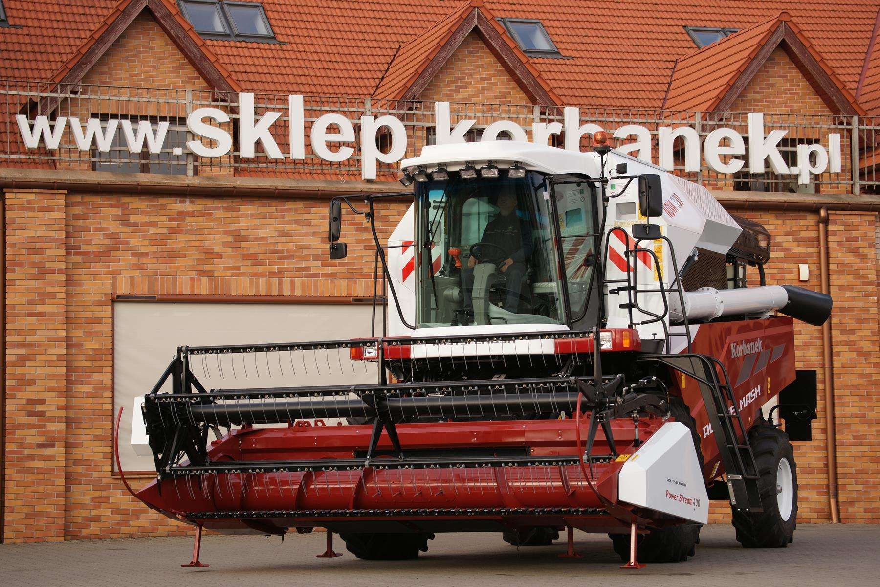 kombajn zbożowy Rostselmash NOVA heder www.korbanek.pl