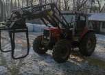 Ciągnik rolniczy Massey Ferguson 3060 z ładowaczem i chwytakiem korbanek używane maszyny rolnicze