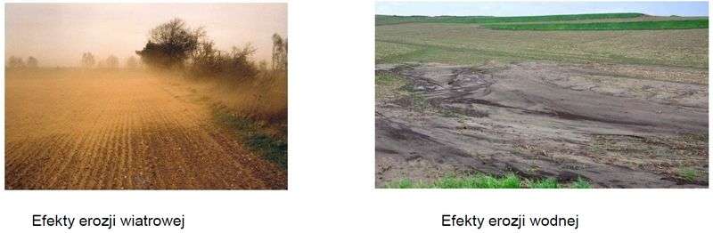 Efekty erozji gleby