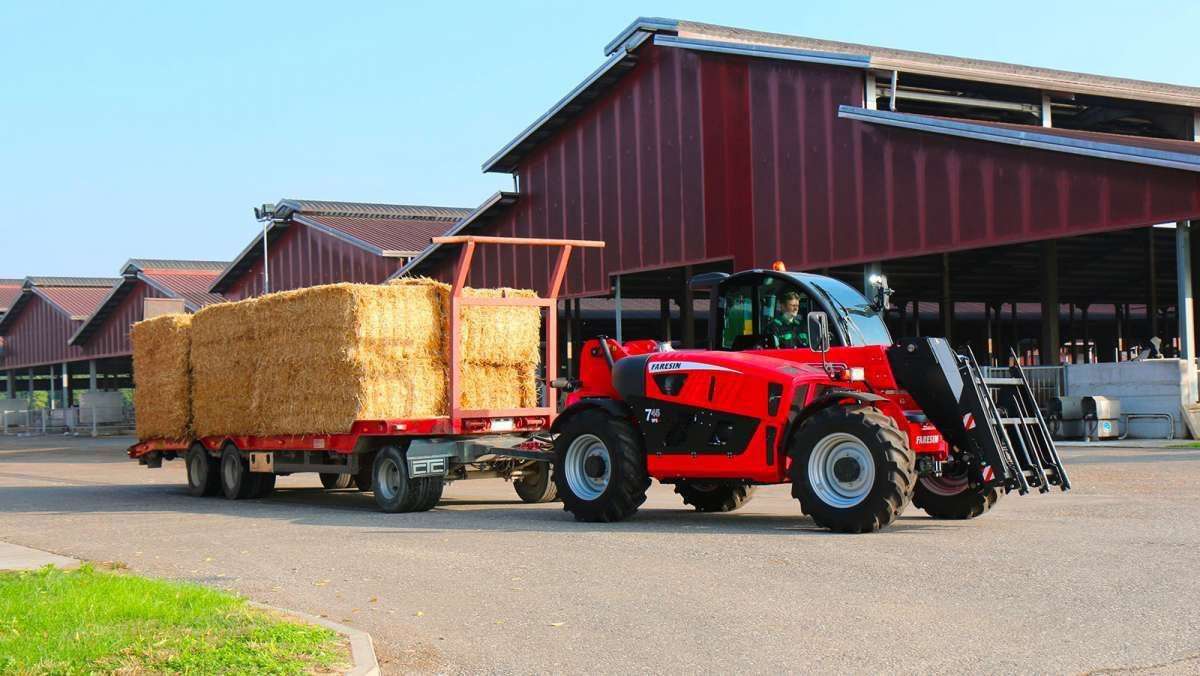 Faresin 7.45 transport balotów