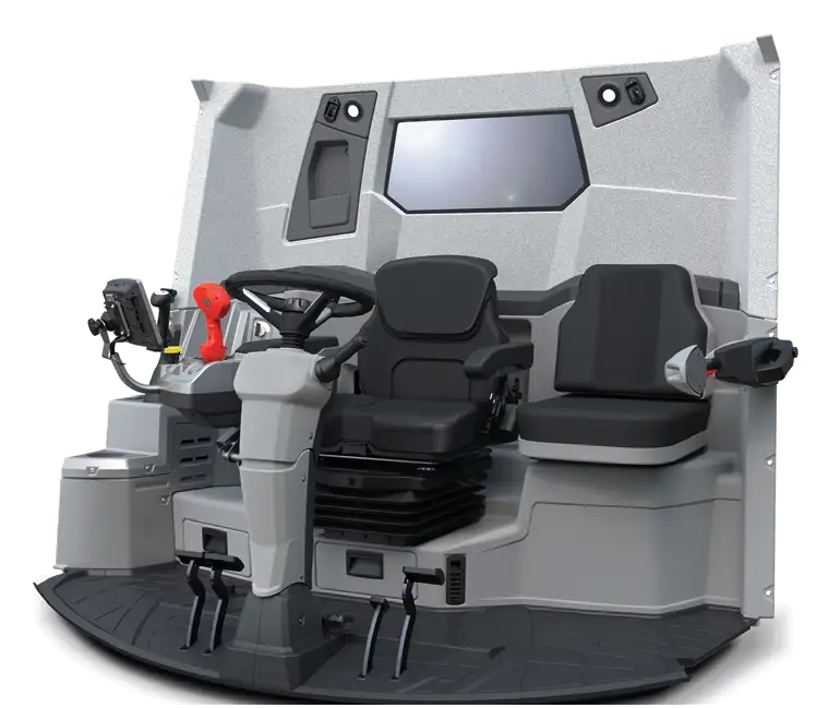 nowoczesna kabina LUKSURY CAB w kombajnie RSM 161 zapewnia komfort pracy