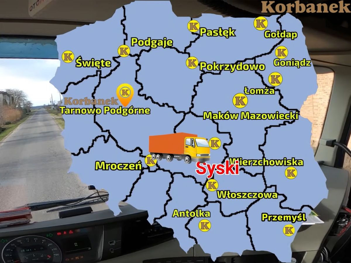 Mapa z filmu z kanału Paweł Korbanek