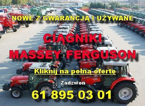 nowe z gwarancją i używane ciągniki Massey Ferguson wyprzedaż w firmie Korbanek