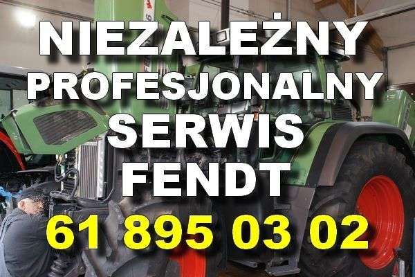 Niezależny profesjonalny serwis Fendt Niezależny profesjonalny serwis Fendt biały napis na tle ciagnika Fendt