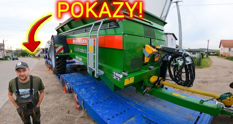 Pokazy rozrzutnikiem Bergmann 2140