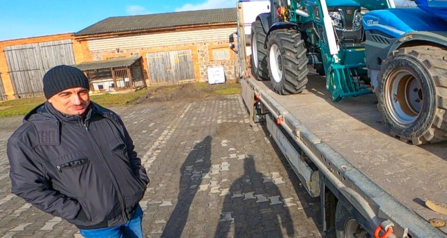Jarek kupił ciągnik Arbos 4100