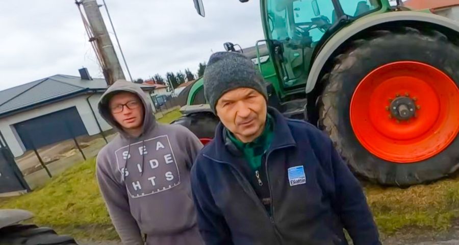 Pan Mirosław kupił ścielarkę 