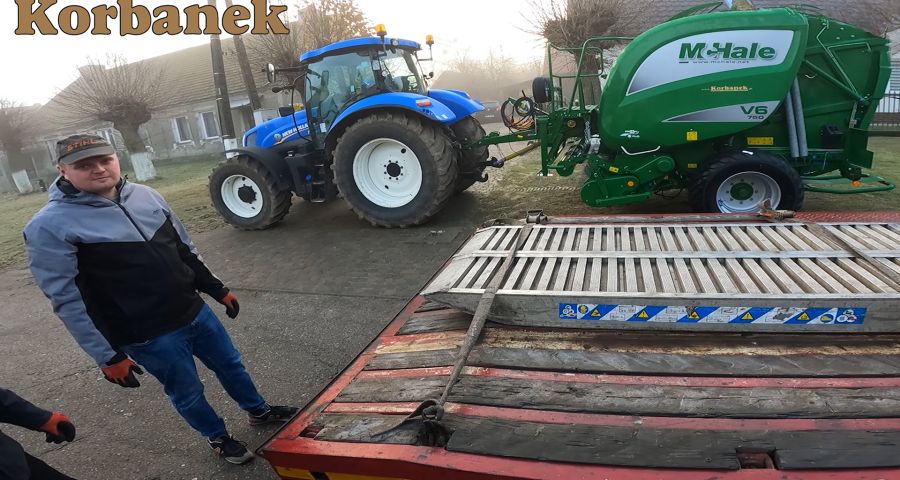 Pan Grzegorz zdecydował się na zakup prasy McHale V6 750 od Korbanek ze względu na wysoką jakość produktu