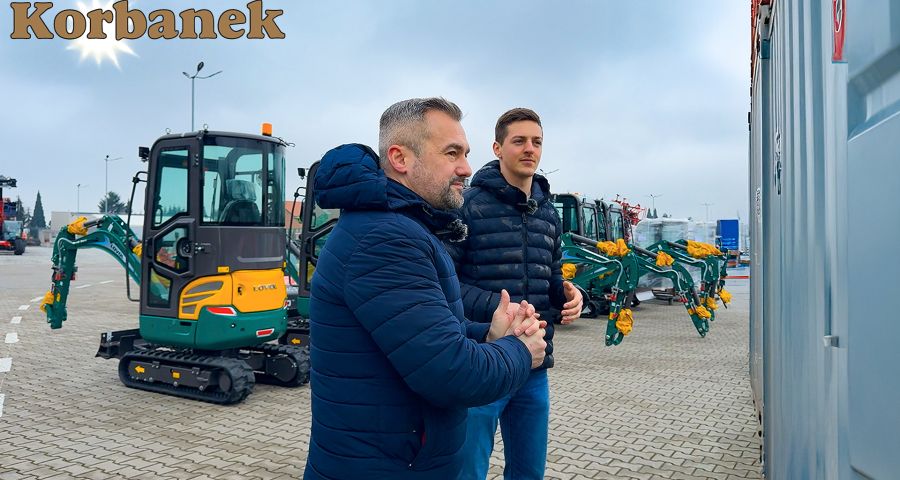 Dostawa nowych modeli koparek Lovol FR 20, które możesz zakupić tylko w firmie Korbanek