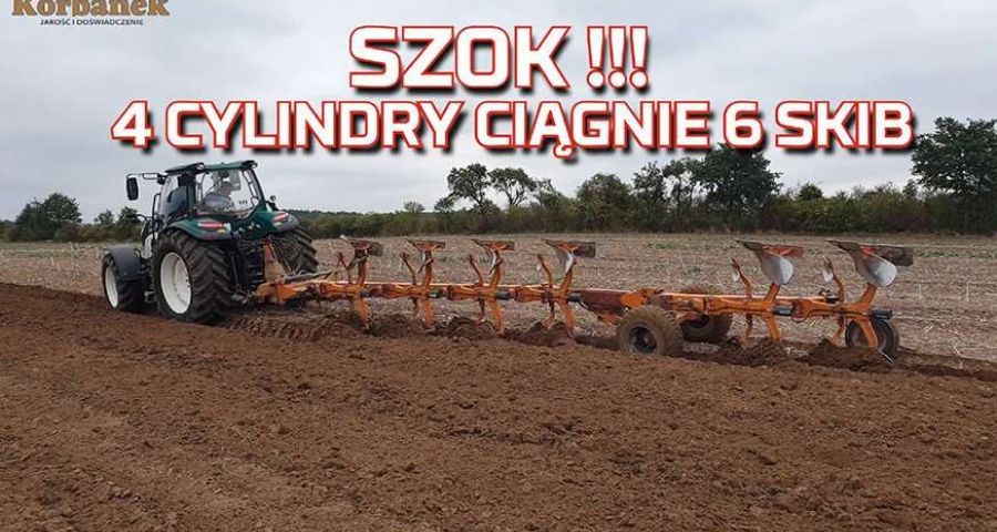 Tapeta z Traktor 4 cylindry ciągnie 6 skib pług obrotowy |Ciągnik i Orka 2019| Test | Nowy nabytek www.korbanek.pl