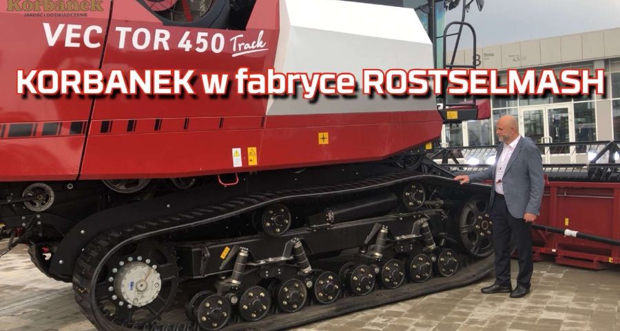Tapeta z Korbanek Paweł na wizytacji fabryki kombajnów zbożowych Rostselmash w Rosji www.korbanek.pl
