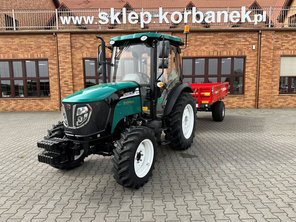 Ciągnik rolniczy Arbos 3075 w promocji z przyczepą Metal-Fach
