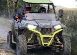 ATV Polaris RZR 900 EPS felgi aluminiowe quad kolor czarny klasyczna kierownica
