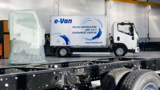 Polski e-van z chińską kabiną Foton.