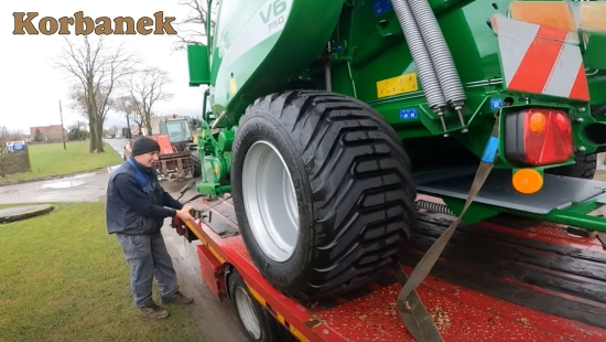 Pan Daroiusz zdecydował się na zakup prasy McHale V6 750 od Korbanek
