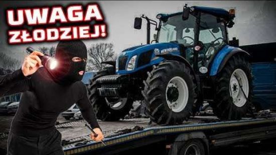 Embedded thumbnail for Złodzieje KRADNĄ drogie ciągniki- METODA na KLONA