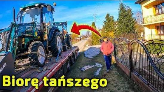 Embedded thumbnail for Wybrał tańszy model ciągnika Arbos  Miał co wybierać z lawety !