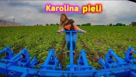 Embedded thumbnail for Karolina kieruje pielnikiem - Janek kieruje ciągnikiem - Dawid kieruje akcją, filmuje i obserwuje
