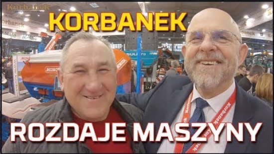 Embedded thumbnail for Korbanek rozdaje maszyny na targach Polagra PREMIERY 2020 | Nowości | Rolnicy | Opinie
