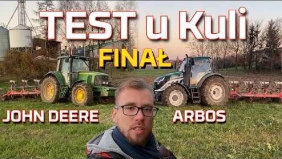 Embedded thumbnail for TEST u KULI Finał Arbos 5130 AD vs John Deere 6620 SE | Orka 2019 I Zużycie paliwa I Moc |Traktor