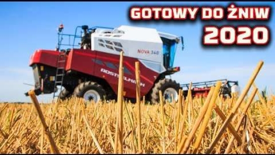 Embedded thumbnail for Żniwa 2020 już w czerwcu? Poznaj kombajn NOVA 330-50% ceny możesz odzyskać