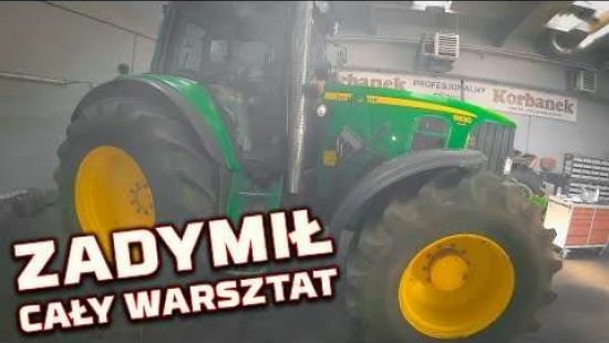 Embedded thumbnail for 12 435 godzin-dymi odpowietrznikiem i tłumikiem-Ciągnik John Deere w poważnej naprawie silnika