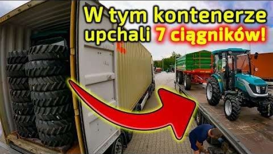 Embedded thumbnail for Jak 1 kontener zmieścił 7 ciągników Arbos!! Zwykle ładuje się po 4 sztuki
