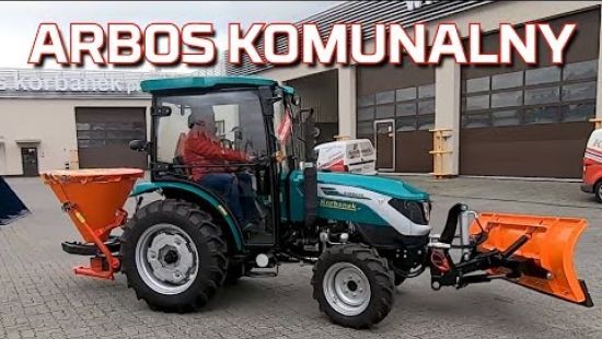 Embedded thumbnail for Śnieg na drogach i chodnikach -Tanie odśnieżanie Ciągniki i maszyny komunalne