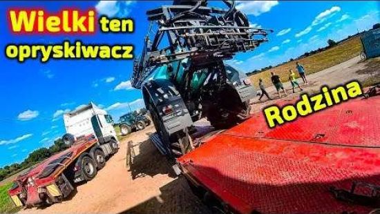 Embedded thumbnail for Piotr przywiózł  wielki zaczepiany nowy opryskiwacz