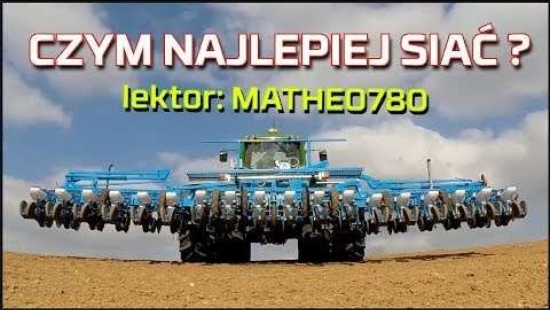 Embedded thumbnail for Czym siać w obecnych czasach? Najlepsze siewniki i i pielniki | Matheo780 o Monosem 3:22
