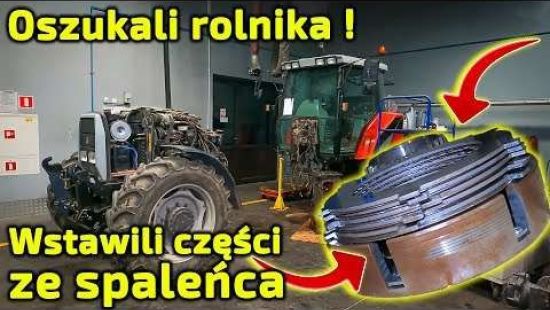 Embedded thumbnail for Uwaga na oszusta! -wstawił części ze spaleńca -25-letni ciągnik Massey Ferguson 6170 zweryfikowany