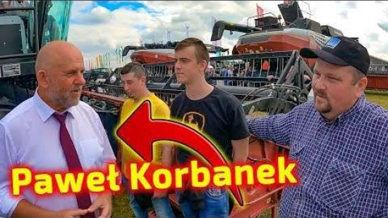 Embedded thumbnail for Paweł Korbanek rozmawia o kombajnie Jockerfarm z rolnikiem na targach AGROSHOW 2021