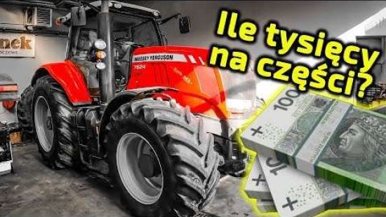Embedded thumbnail for Ile tysięcy zł wydał na części?a ile oszczędził? Massey Ferguson 7624