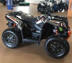 Scrambler 1000 XP Polaris kolor szary limited felgi aluminiowe z bedlock zderzak przód metalowy osłony rąk 