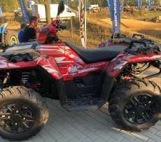 Quad jako ciągnik rolniczy Polaris Sportsman XP 1000 Husar www.korbanek.pl