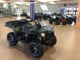 Quad Polaris Sportsman 570 pojazd wyposażony w  EPS EBS ADC Versatrac  od firmy korbanek