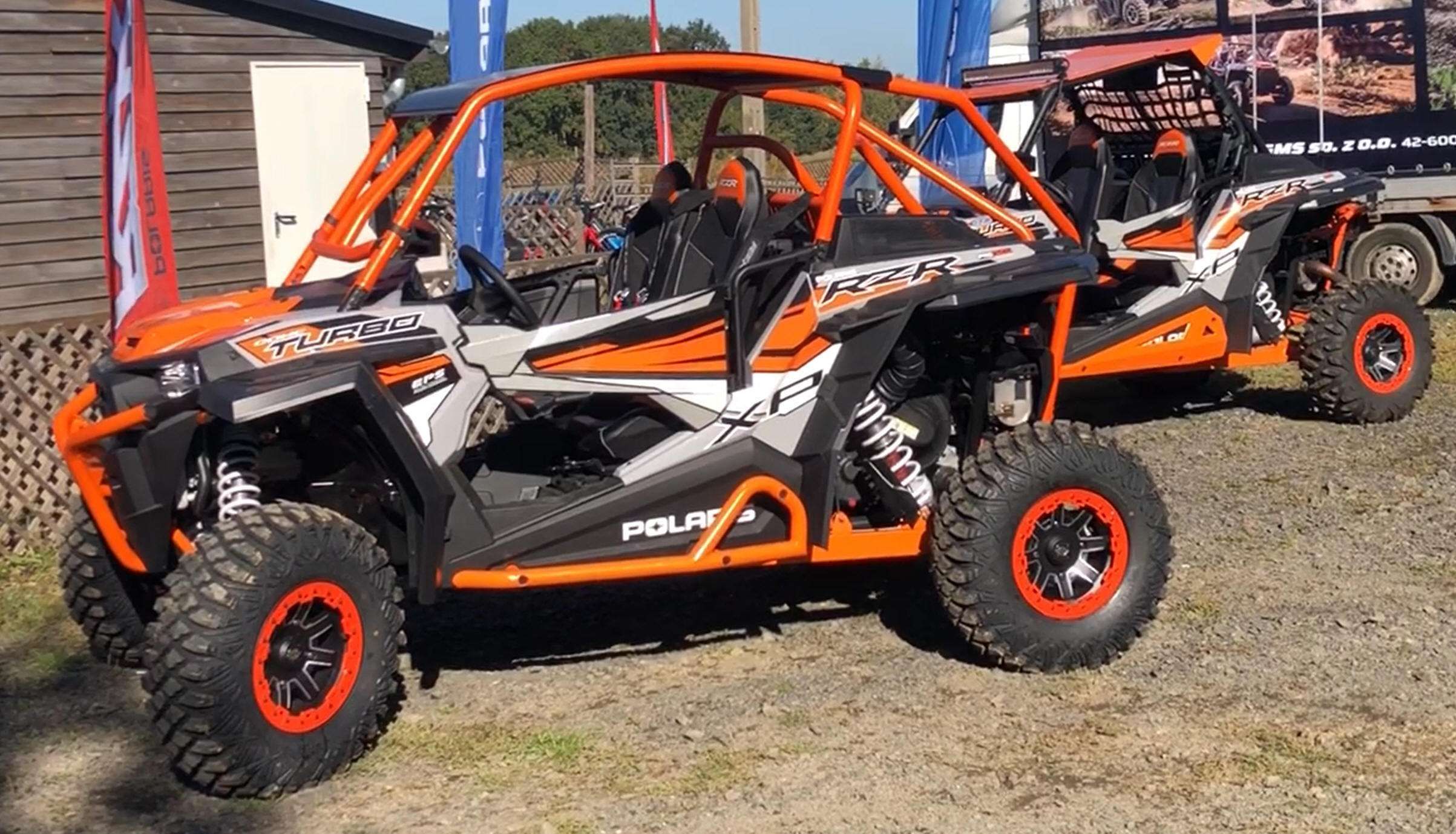 quad Polaris RZR XR Turbo wersja limited kolor pomarańczowy klatka bezpieczeństwa racing atv korbanek.pl