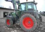 Używany traktor rolniczy Fendt 410 Vario z uniesionym ładowaczem czołowym Quicke