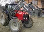 Używany Ciągnik rolniczy Massey Ferguson 4455 2006 r z ładowaczem czołowym prawy przód