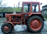 Bok używanego traktora rolniczego MTZ