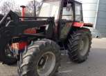 Używany zadbant  traktor rolniczy Same Leopard 85 z łyżką do materiąłów sypkich