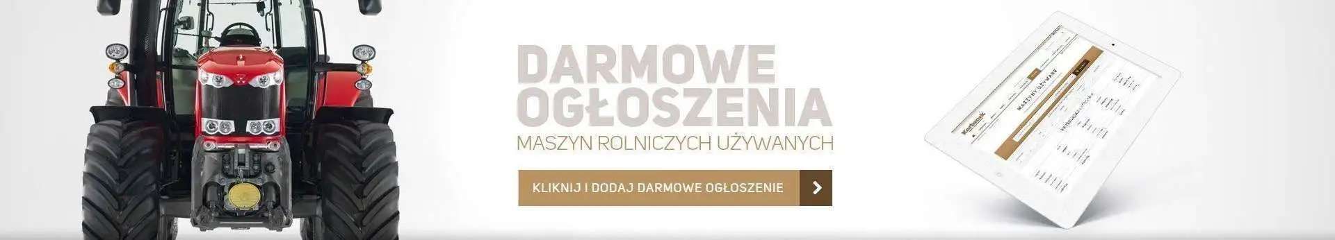 darmowe ogłoszenia maszyn rolniczych używanych  strona Korbanek