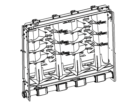 przystawka do zbioru słonecznika kombajn Rostselmash Vector 425 adapter do zbioru słonecznika kombajn Rostselmash Vector 425 w ofercie firmy Korbanek