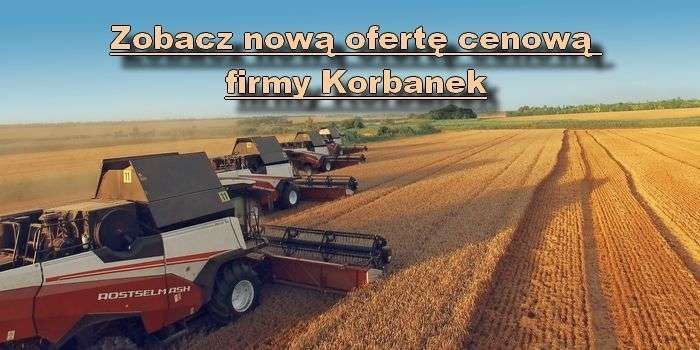 Oferta Cenowa Firmy Korbanek dostępna na korbanek.pl