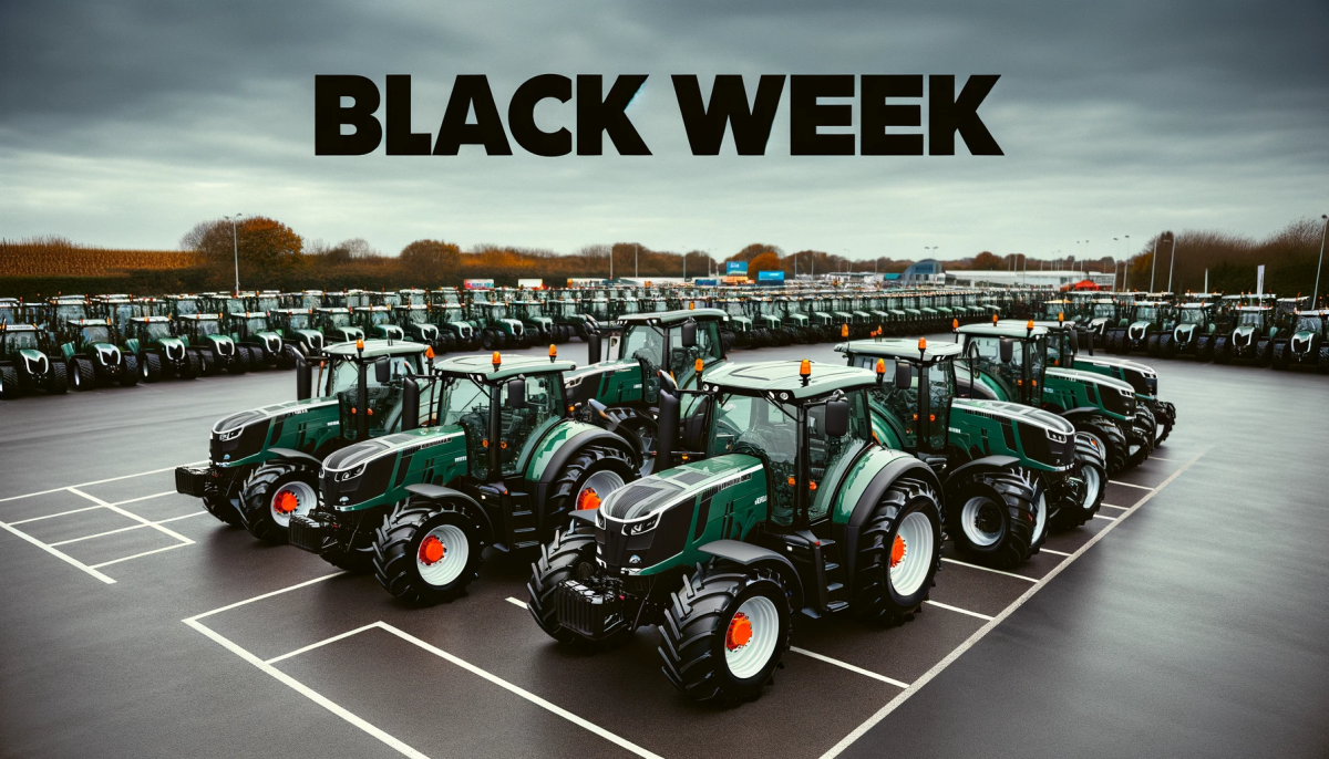 Tapeta black friday na przegląd ciągnika w www.korbanek.pl