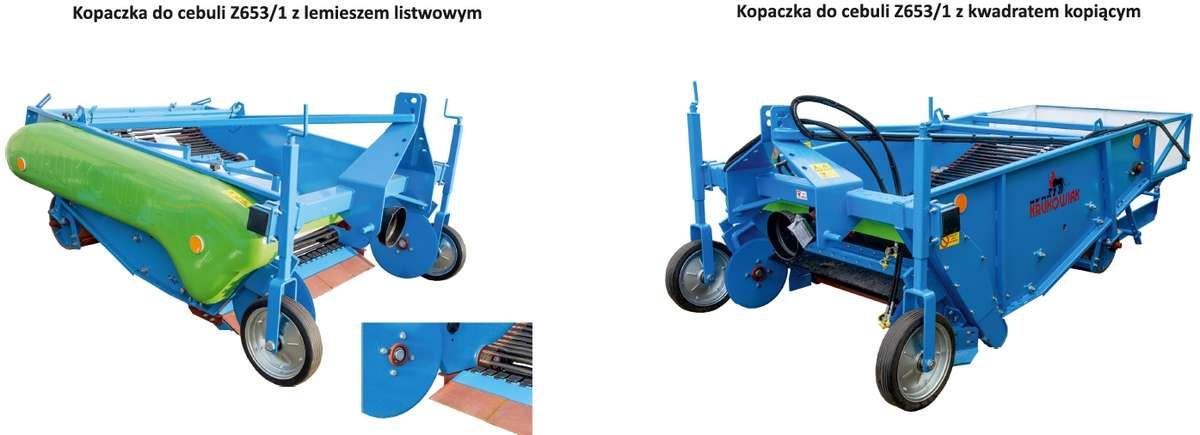 Kopaczki do cebuli jednotaśmowe Krukowiak SATURN