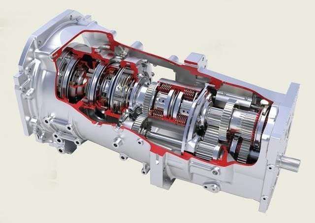 przekrój przekładni napędowej DYNA 6 Massey Ferguson schemat budowy